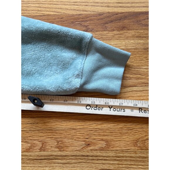 So Plush Mint Green Crewneck Sweatshirt M Size Long Sleeve Pullover - Picture 4 of 7